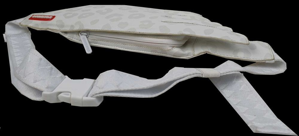 Нагрудна сумка, слінг Sprayground біла