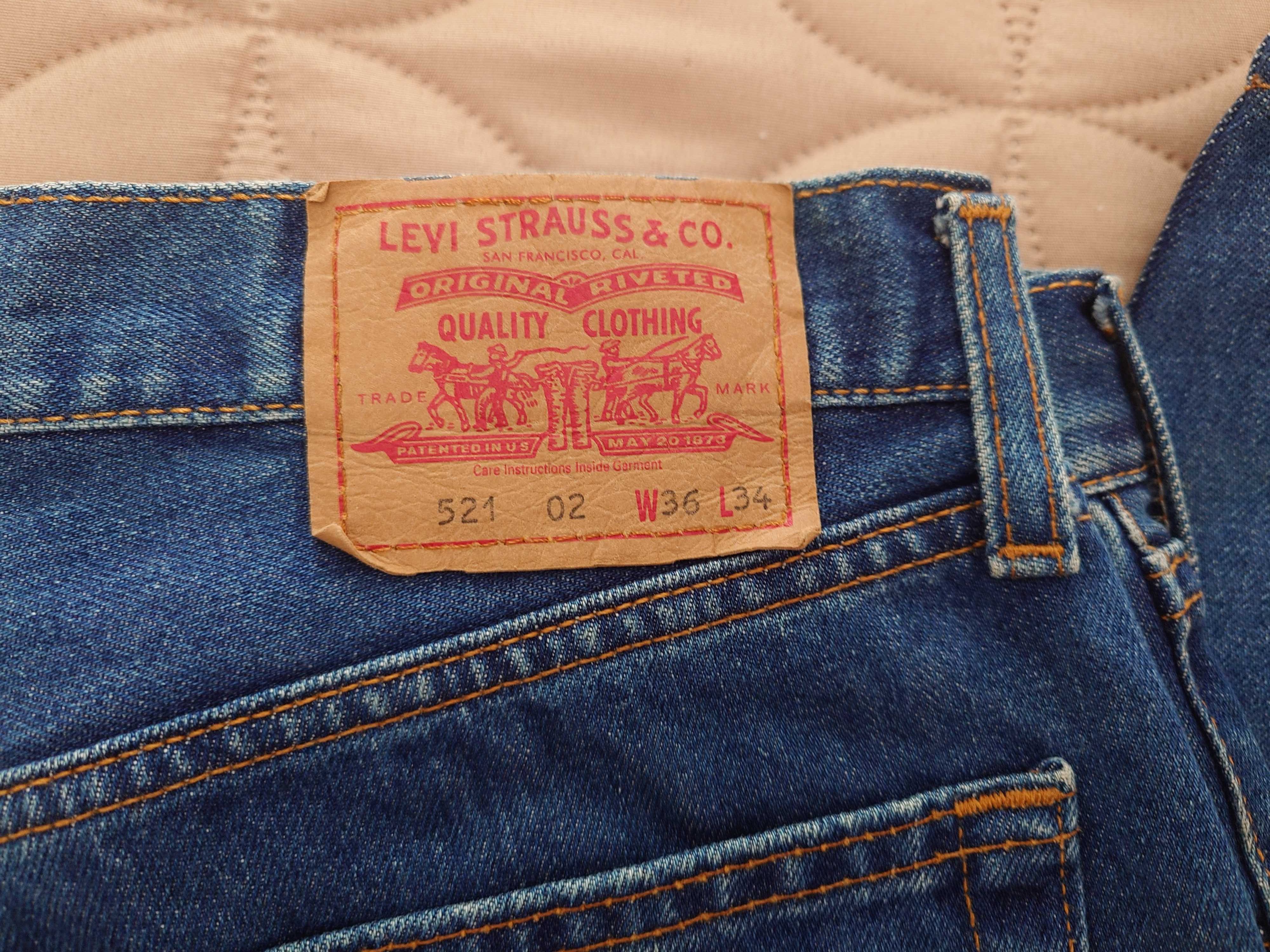 Calças de homem Levis Strauss 521