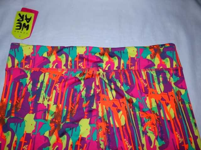 Damskie Legginsy - Zumba Capri Royal Emerald