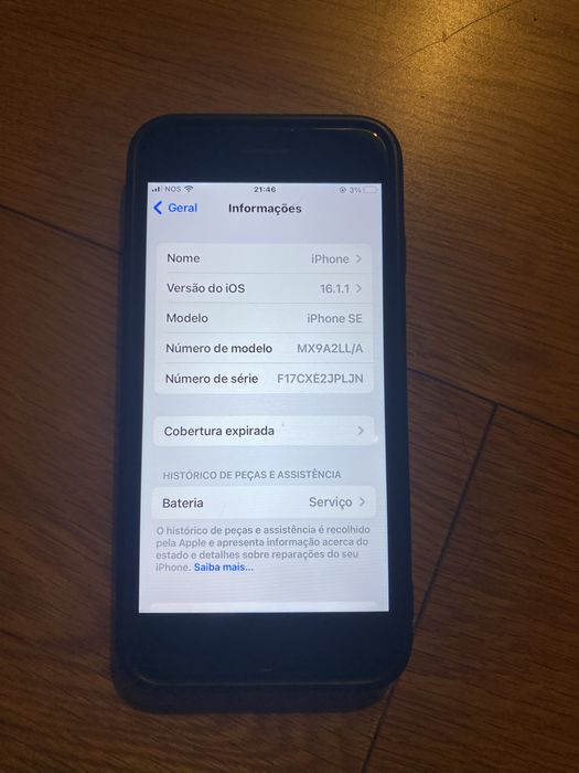 Iphone Branco SE 64Gb