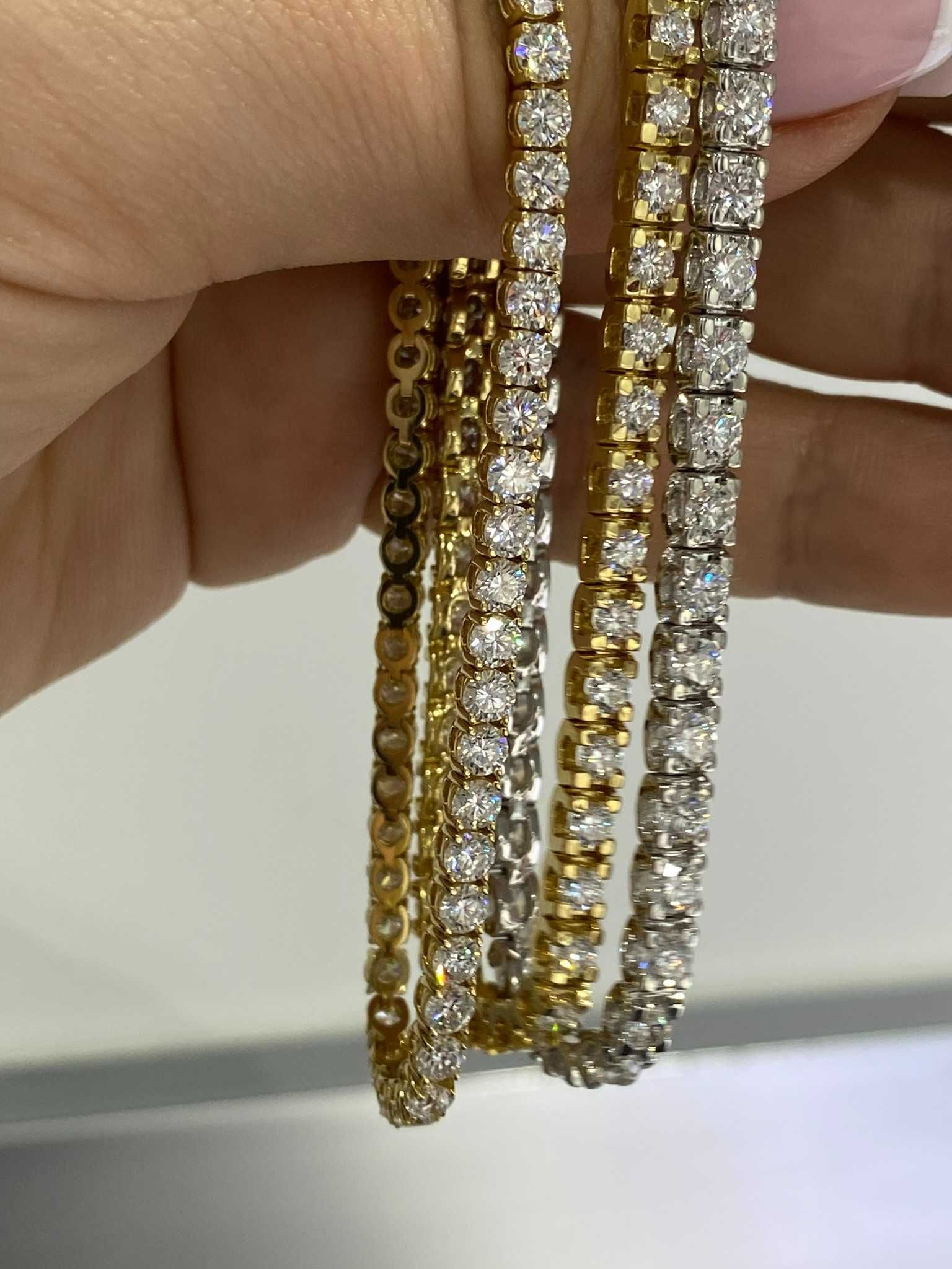 Bransoletka tenisowa z diamentami 4.04 CT VVS
