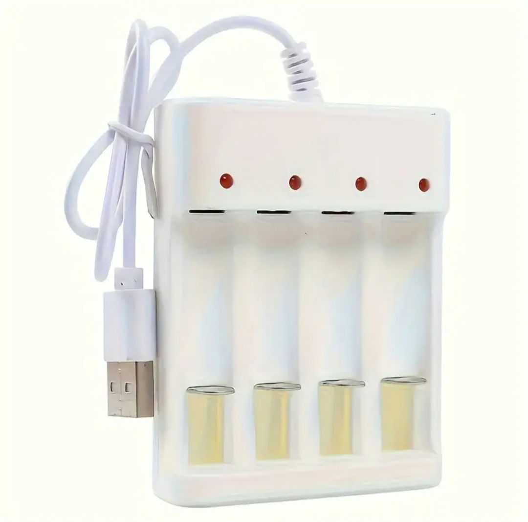 Зарядна USB станція для акумуляторів АА та ААА