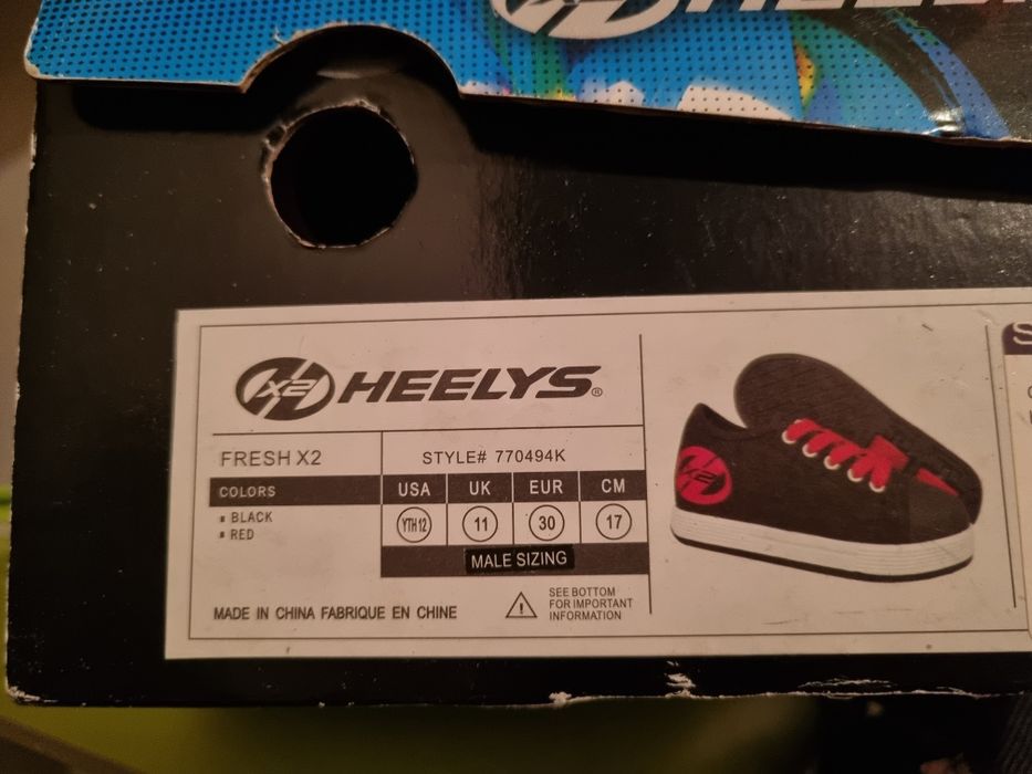 Ténis Sapatilhas Patins Heelys + Patins + Proteções