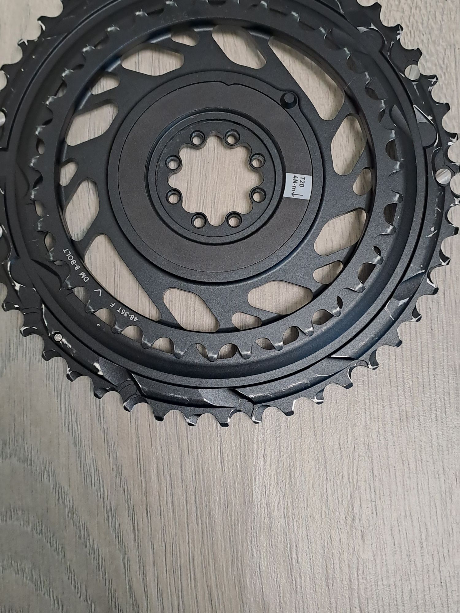 SRAM RED AXS D1 Spider tarcze łańcuchowe, 2x12, polar grey