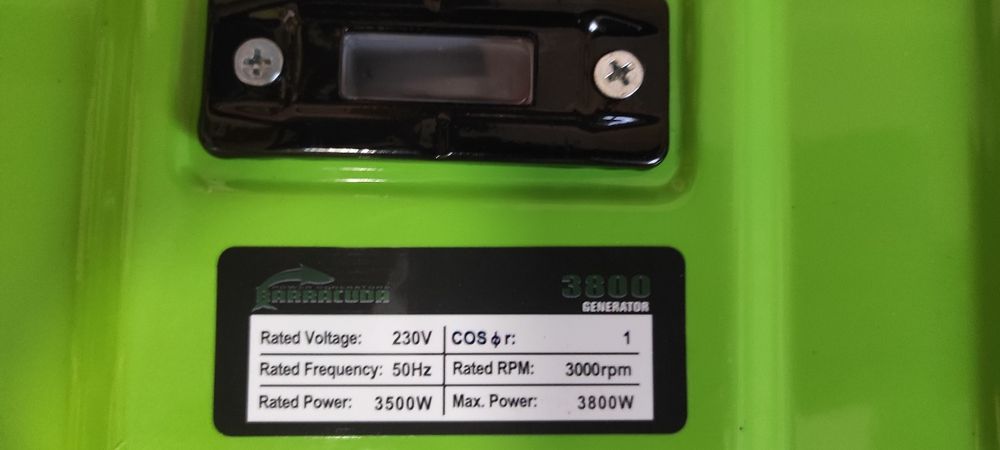 Електрогенератор 5кВт 1F Barracuda 3800 електрозапуск
