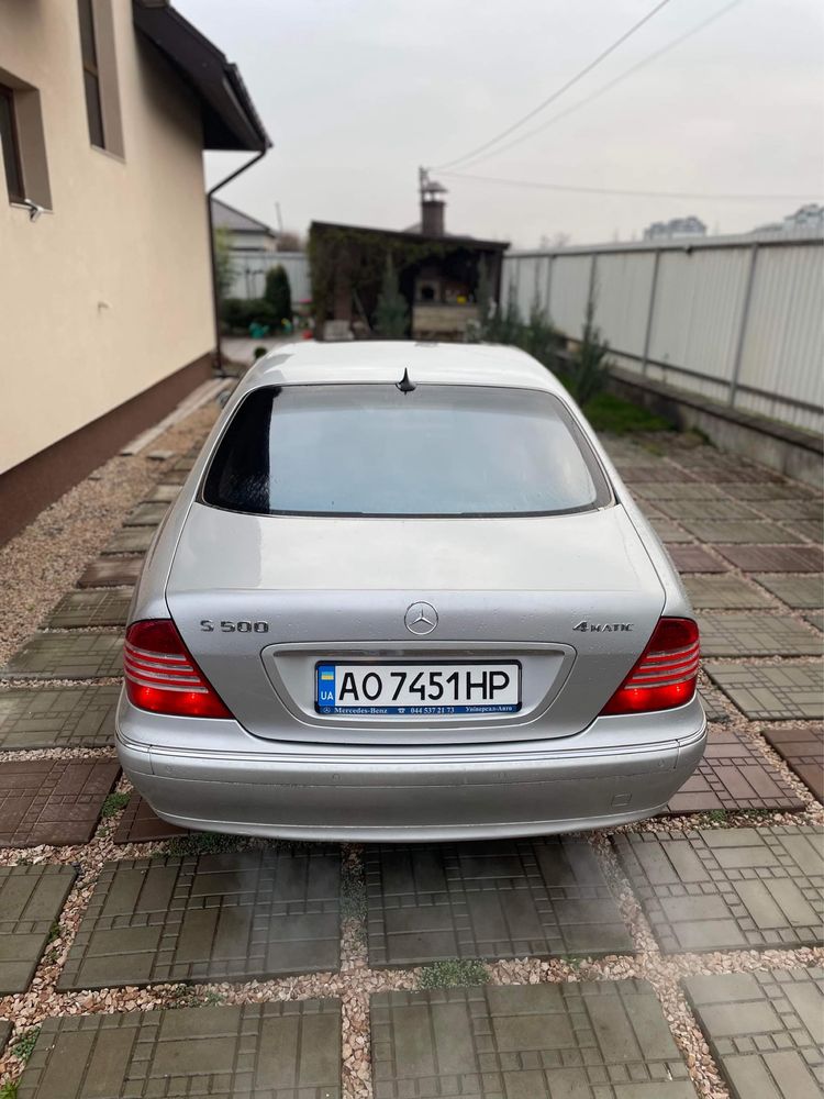 Mercedes-Benz S-class 2004 w220 5.0 4matic S500 мерседес