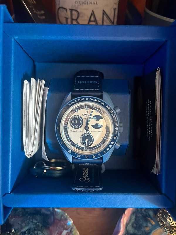 Swatch x Omega the Super Blue