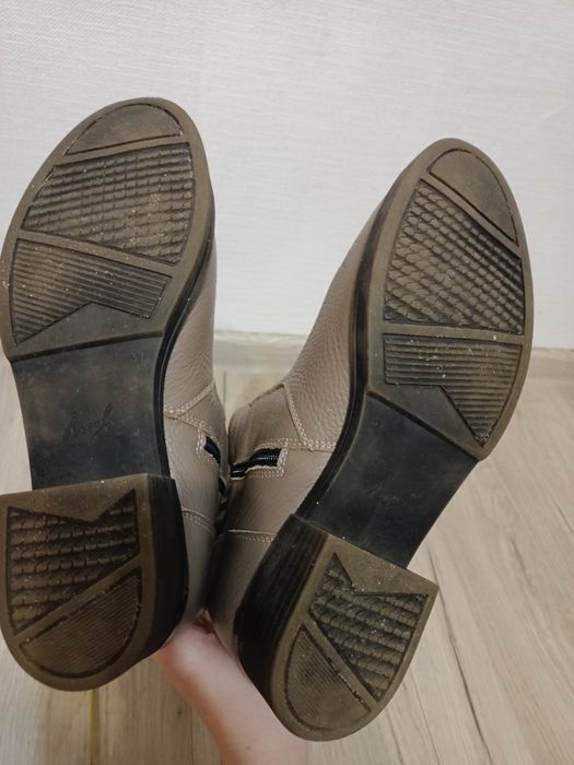 Зимові черевики з натуральної шкіри