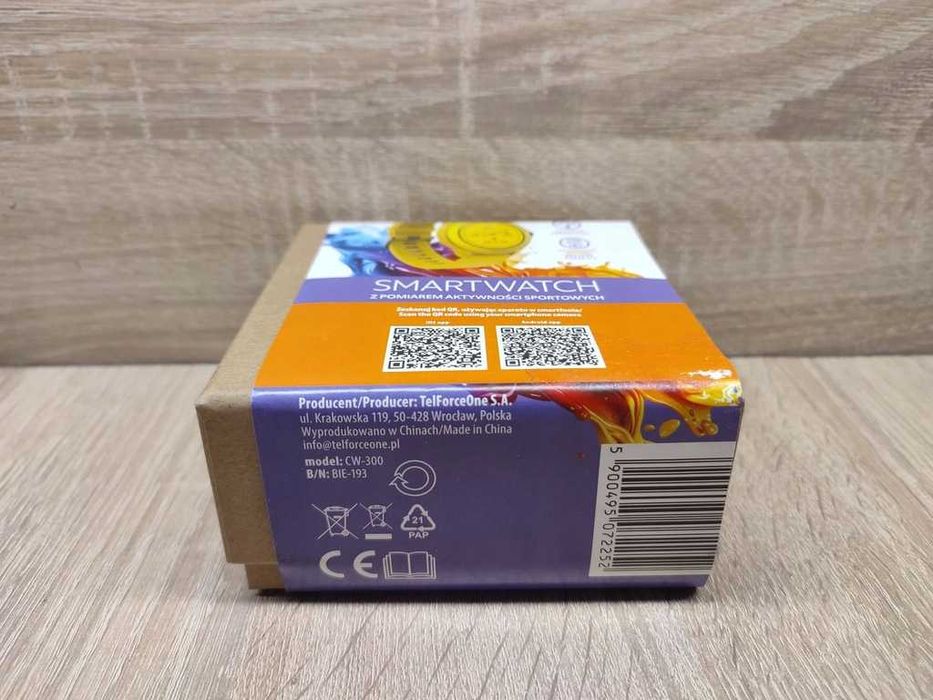 Smartwatch Forever Colorum CW-300 żółty