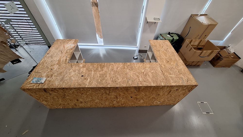 Balcão em OSB 3,17m