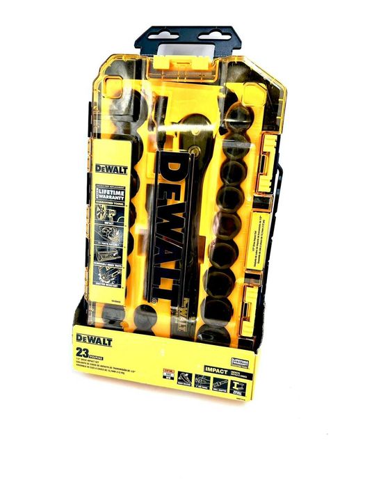 DEWALT zestaw nasadek udarowych 1/2" 23el z grzechotką DWMT74739