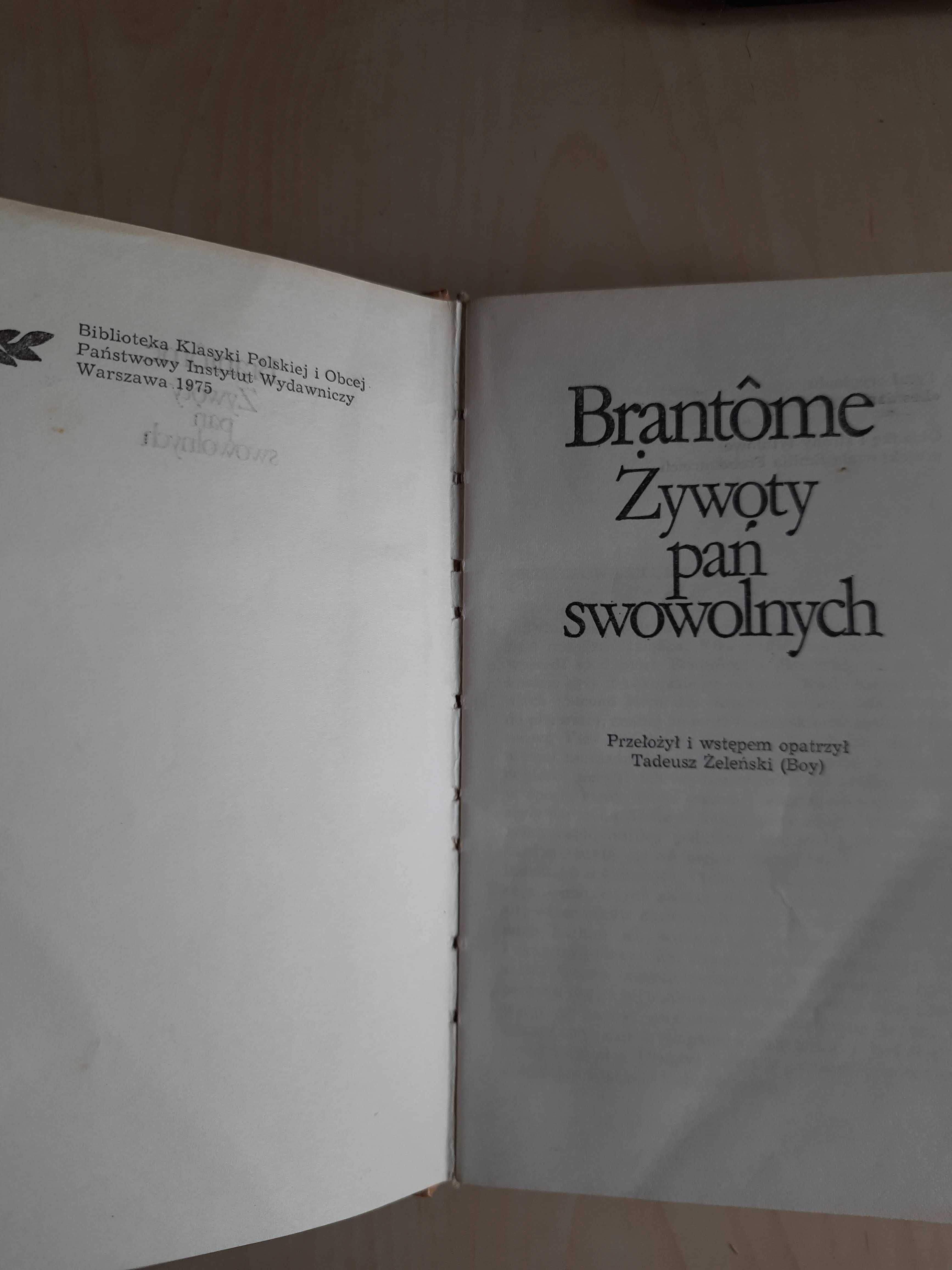 Żywoty pań swawolnych Brantome