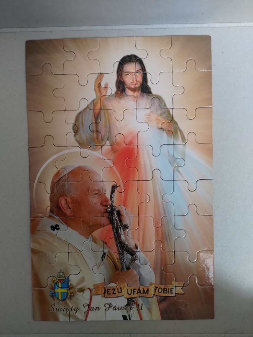 Puzzle 40 elementów Jan Paweł II