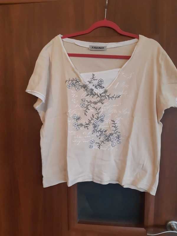 T-shirt damski bawełna XL