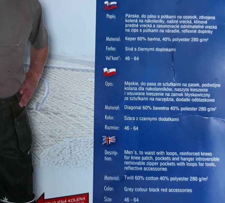 Spodnie robocze TEODOR