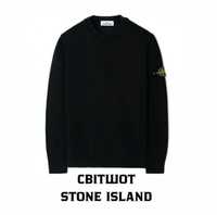 Світшот Stone Island Black / Чорний Світшот Стонік