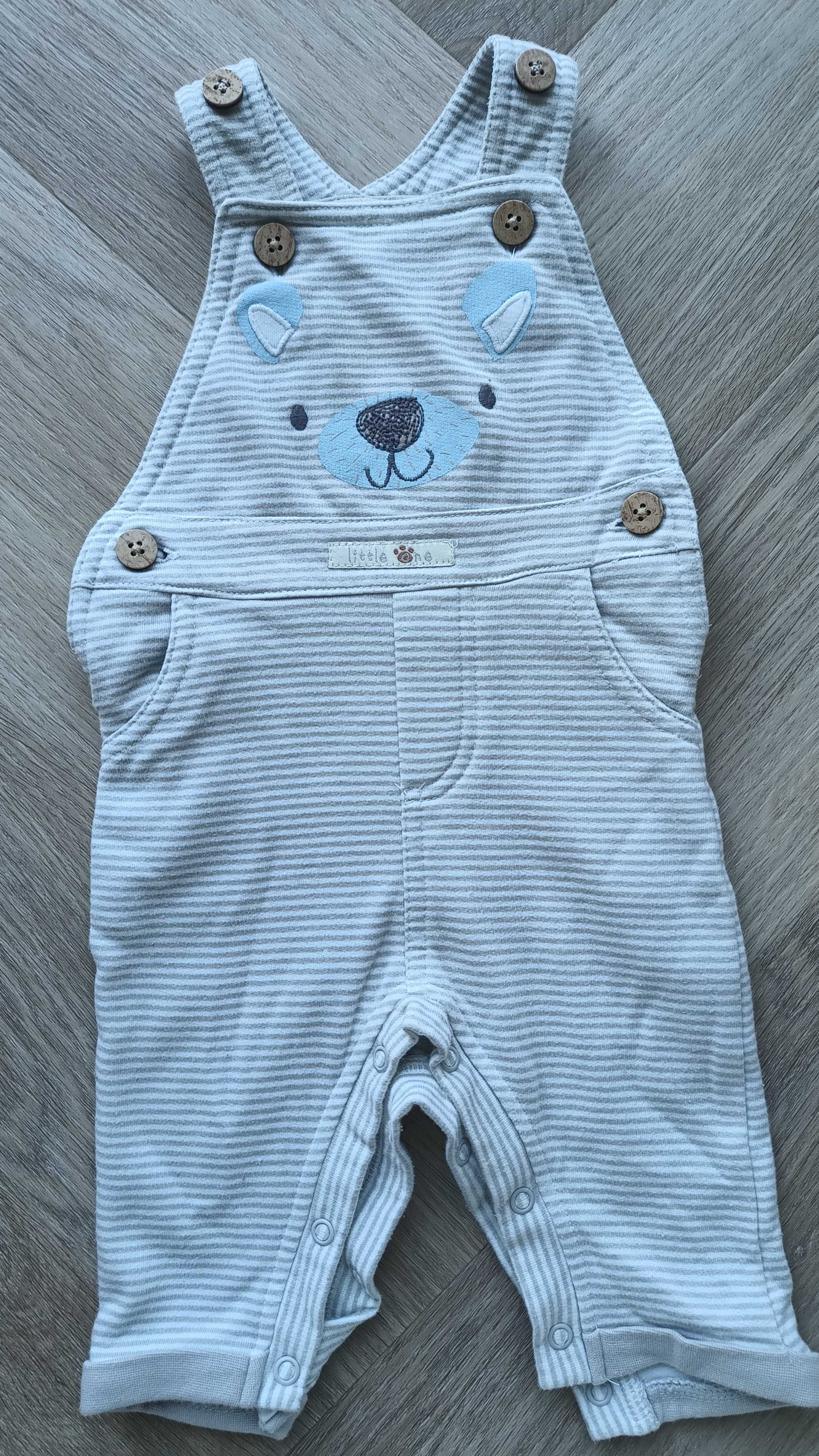 Spodenki niemowlęce ogrodniczki Rozmiar 68 cm