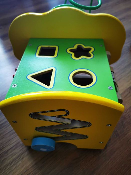 Drewniana zabawka – słoń,