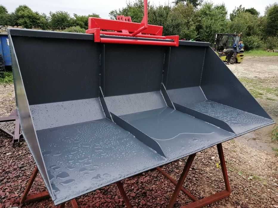 Mocna łycha kiper łyżka z kiprem na tył ciągnika * Transport