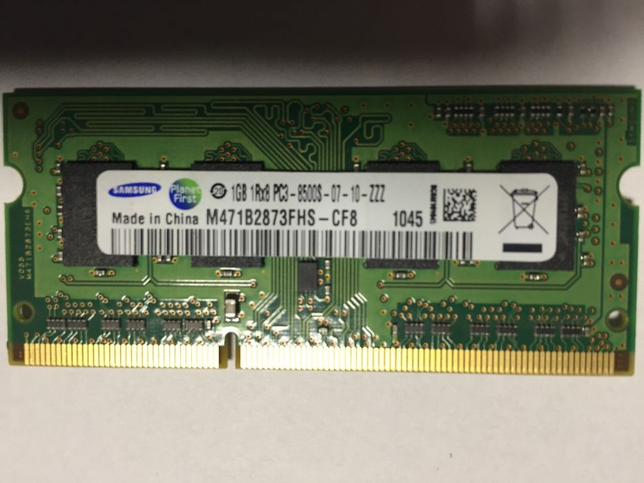 Pamięć RAM Samsung 1GB 1Rx8 PC3