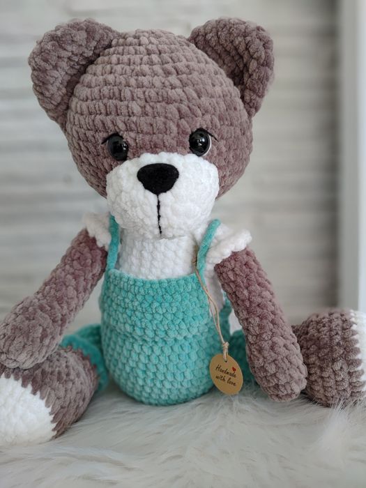 Miś na szydełku handmade DOSTĘPNY OD RĘKI