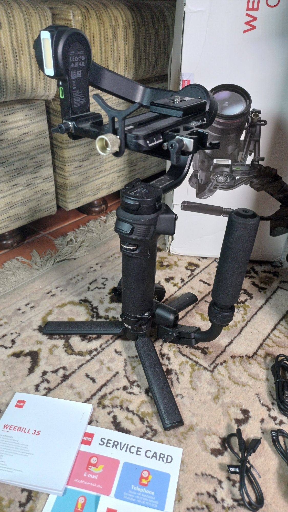 Zhiyun weebill 3s combo (novo)