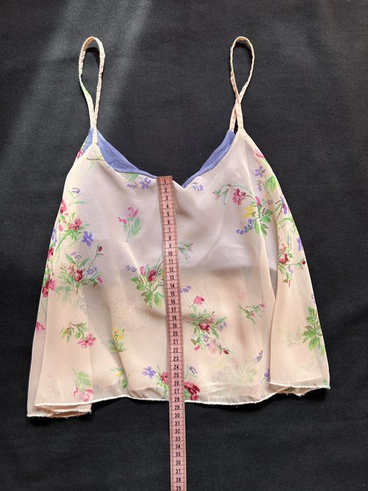 Crop top floral. Novo com etiqueta