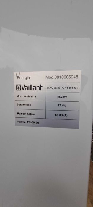Piecyk gazowy Vaillant atmo Mag Kraków