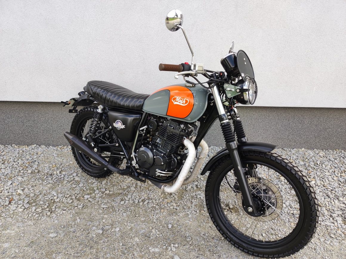MASH Scrambler 400 CC Piękny cafe racer 2015r 9tys km Royal Enfield