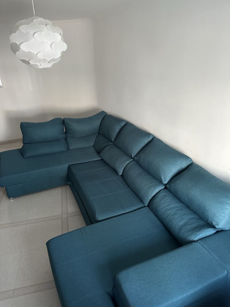 Sofá Canto Enorme com 2 Chaise Long Conforto e Espaço Extra!