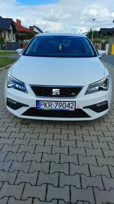 SEAT LEON FR LIFT 2.0 tdi Biała Perła Virtual Cocpit Radar Ful Led