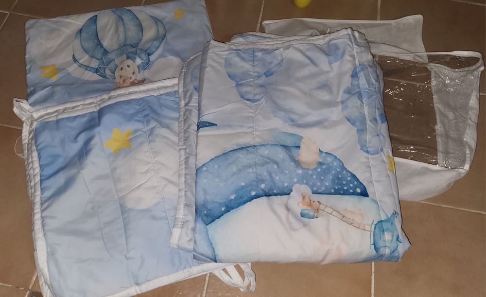Conjunto para berço /cama criança