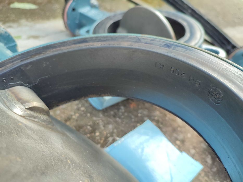 zawór klapowy motylkowy przepustnica DN200 x2 DN150 DN125