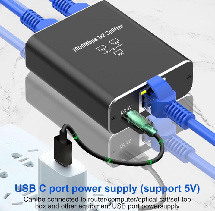 Switch 1000M RJ45 Splitter