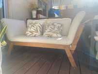 Sofa/espreguiçadeira de jardim