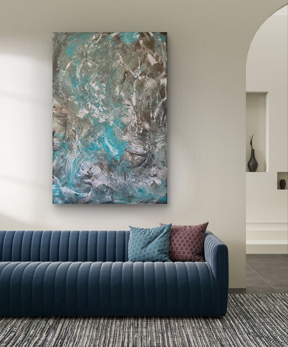 Duży Obraz abstrakcja  „hypnosis” 100x150