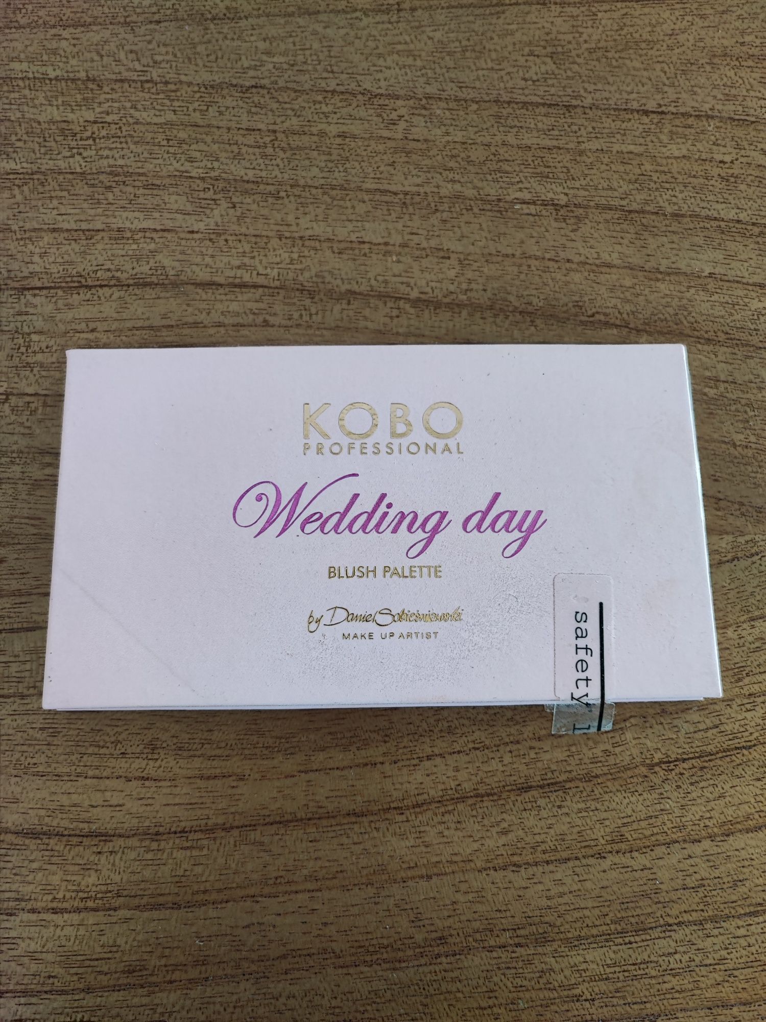 Kobo Professional Wedding Day blush Palette by Daniel Sobiesniewski