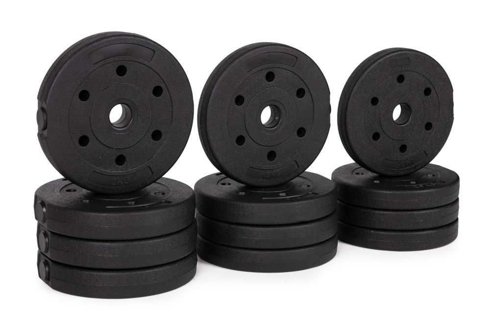 ZESTAW HANTLI 20 KG Hantle Regulowane 2 x 10 kg + sztanga