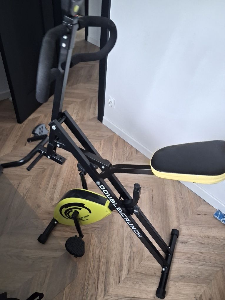 Rower stacjonarny treningowy trenażer double crunch