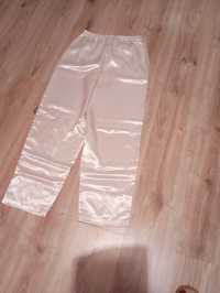 Spodnie od piżamy satynowe m/L 2szt