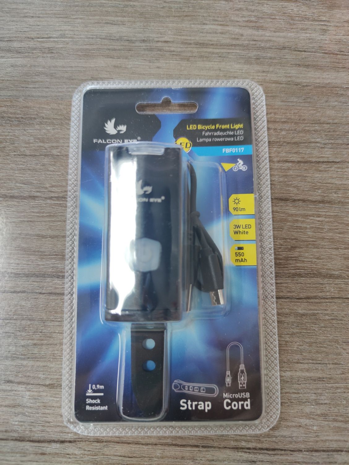 Lampka przód USB