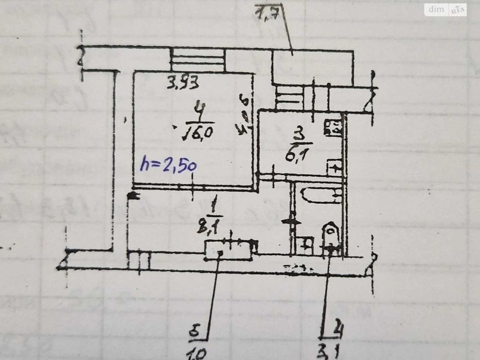 Продам 1-кімн.квартиру, вул.Аудиторна,28