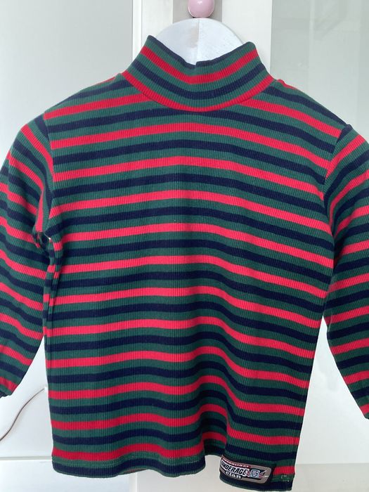 T-shirt de manga comprida e meia gola, 24 meses