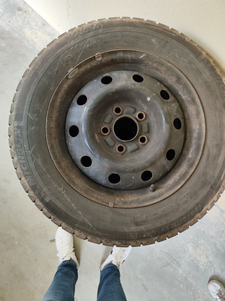 Koła zimowe 195/65 R15 zima micheline. Kia. 114,3