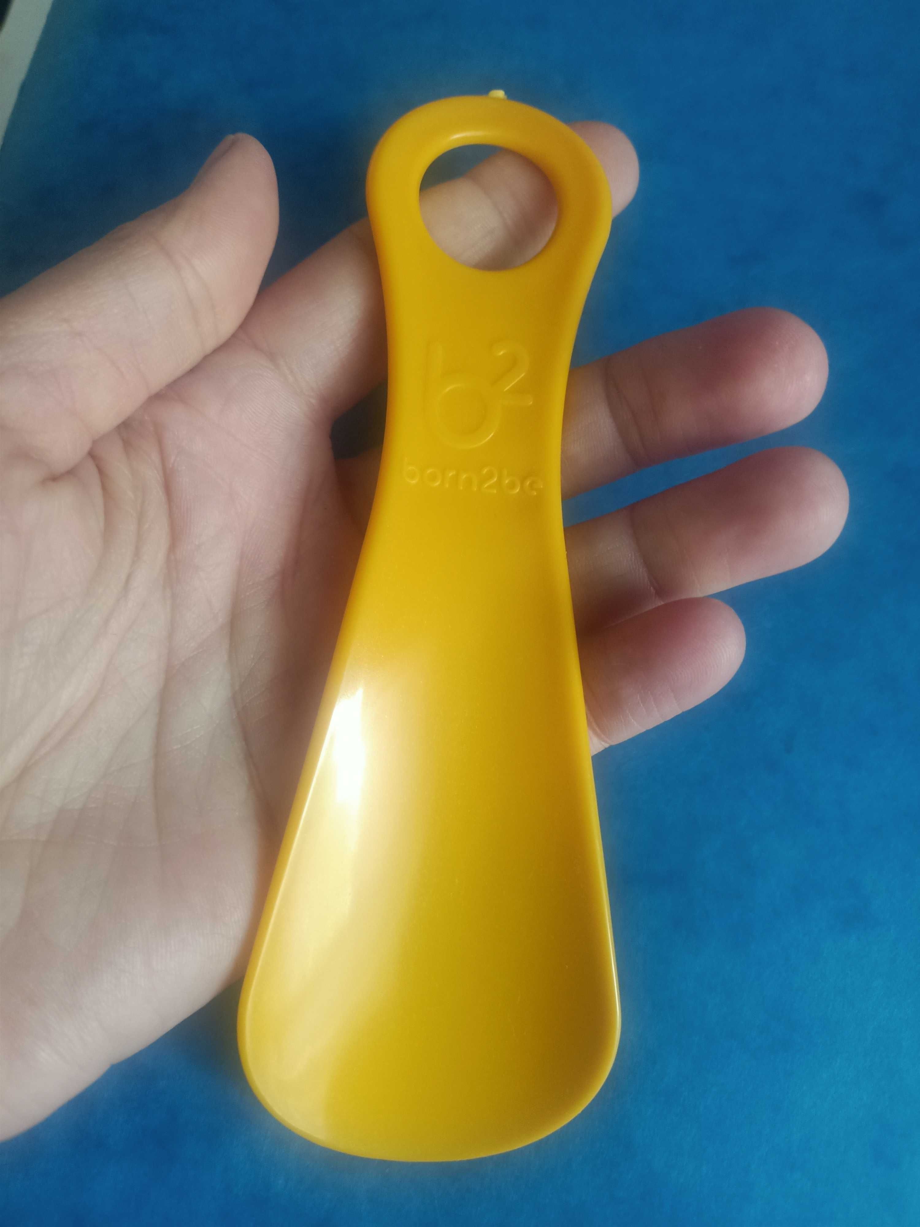 Mała łyżka do butów żółta
