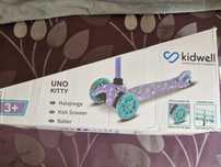 NOWA Kidwell, Uno, hulajnoga balansowa, trójkołowa, kitty