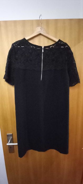 Vestido preto zara tam. XL mangas em renda