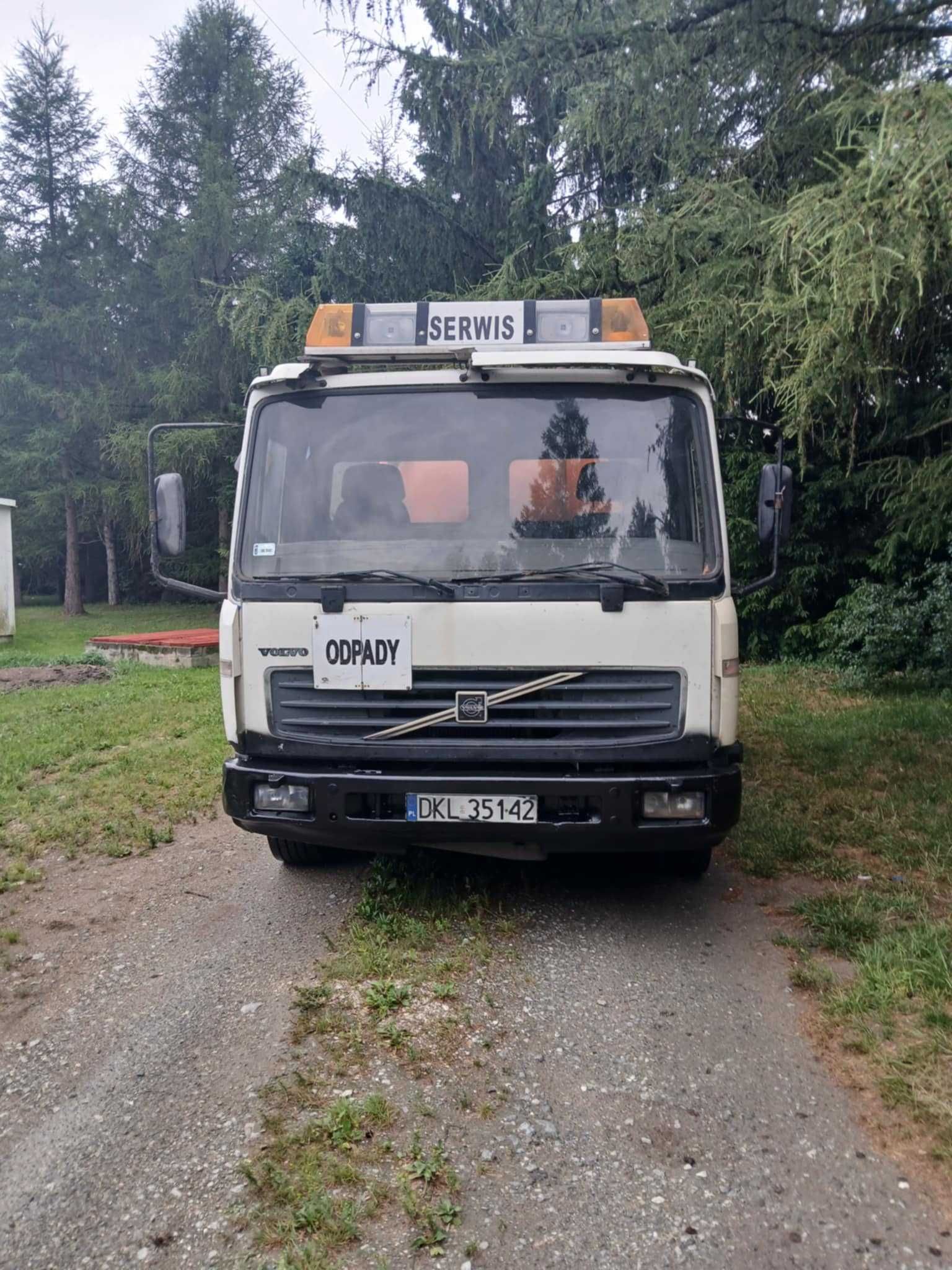 Volvo asenizacyjne pojazd specjalny