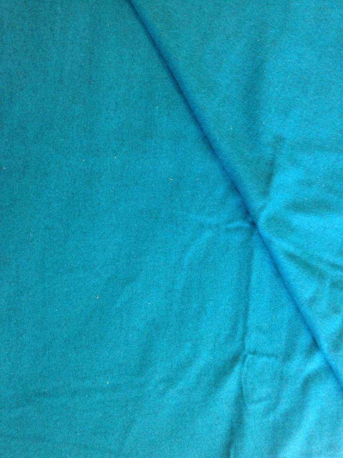 Ткань плащевка голубая бирюза СССР