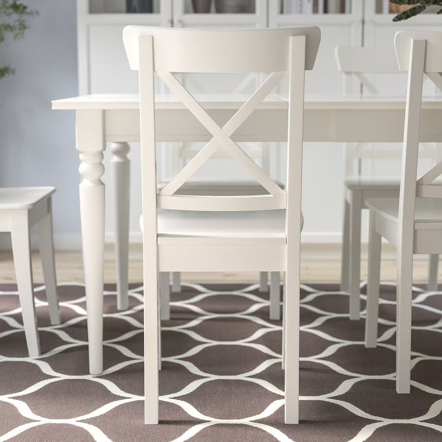 4 Cadeiras brancas IKEA